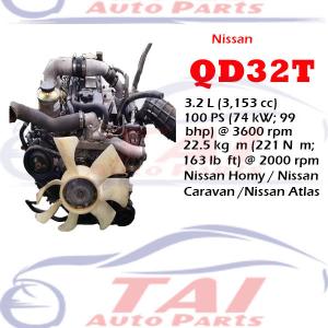 China Original Used Japanese Car Engines For Nissan QD32 QD32T supplier