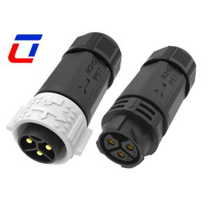 China 30A 3 pin 600V conector de cable circular de liberación rápida resistente al agua hombre a mujer supplier