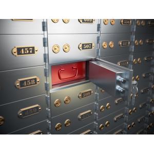 ISO Certification 180 Degree Open 5x5 Safe Deposit Box For Gold