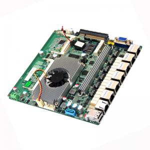 China Network Security Firewall Motherboard Quad Cores J1900 6 Lan Mini Itx pfsense router supplier