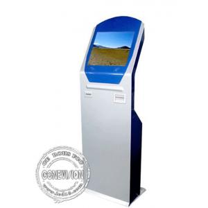 China Pvc Card Printer 19 Inch Touch Screen Computer Kiosk Totem With Nfc And Wifi supplier