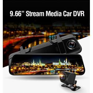 Streaming Media Auto Video Dash Cam Recorder DVR 9.66 Inch FHD Touch Screen Rear View