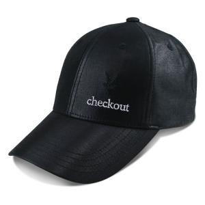 China Unisex Black Sports Dad Hats 6 Panel Fashion Design Leather Material supplier