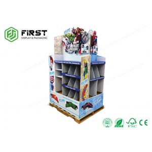 OEM / ODM Printing POP Promotional Corrugated Folding Cardboard Paper Display Rack