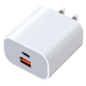 China US 2 pin 30W cargador de pared de doble puerto USB-C y USB-A de salida de carga rápida adaptador de energía para teléfono, tableta, cámara wholesale