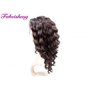 Natural Color Loose Wave Brazilian 100 Human Hair Lace Front Wigs With Baby Hair