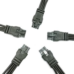 Shield 24 Pin 43025 Overmolded Cable Assemblies 4.2 To Molex Micro Fit 3.0