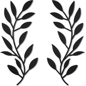China Indoor Metal Tree Leaves Wall Decor Vine Metal Olive Branch Wall Art Outdoor supplier