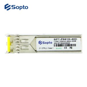 China Módulo ótico da fibra ótica do transceptor do LC 1.25g Sfp para a transmissão de 40km supplier