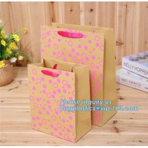 China Custom Recycled Ladies Carrier kraft Paper Bag Shopping Bag for Clothes/Apparel/Gift,Art Paper Shopping Carrier Gift And supplier