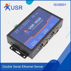 [USR-N520] 2 -Ports Ethernet to Serial converter with RS232/RS485/RS422 port, modbus gateway