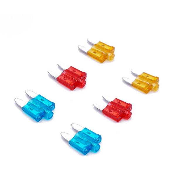 5A 10A 15A 20A 30A 35A 40A Medium Mini Led Fuse Automotive Automobile Car Auto Fuse with Light Led Car Blade Fuse