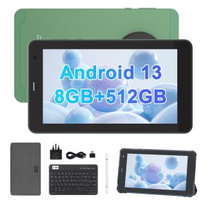 China C アイデア 7 インチ タブレット PC Android 13, 8+512GB シム対応スマートタブレット 学生向け CM518pro グリーン supplier