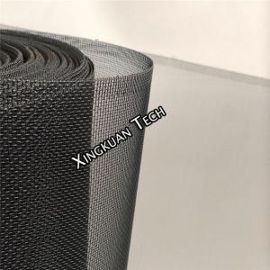 China Black Epoxy Coated Wire Mesh Hydraulic Air Filters Support Layer 18*14 Mesh supplier