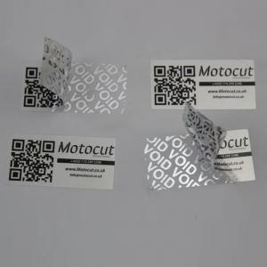 China Customized Color Size Tamper Proof Stickers Anti Fake Label For Brand Protection, supplier