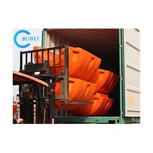 Pontons Dredging Pipe Floats Supplier HDPE Collars In Marine River Heavy Duty