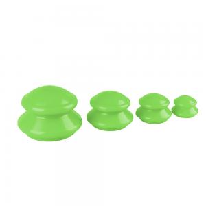 China Silicone Rigid Cupping Therapy Set 3.9 Inches For Advanced Treatments supplier