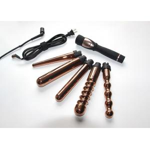 China FCC Tourmaline Dual Voltage Hair Curling Wands Wave Professional 5 In 1 supplier