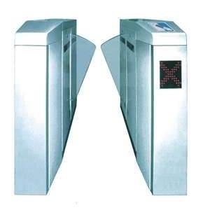 China Flap barrier 304 stainless steel security gate barrier with in-built alarm system supplier