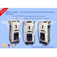 China 808nm Diode Hair Laser Removal Machine / Q - Switch Nd Yag Laser Tattoo Removal on sale