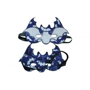 China Batman Pattern Blindfold Eye Mask , Lint Material Face Mask For Dance supplier