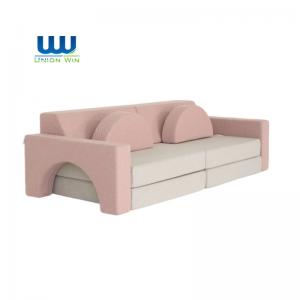 China OEM ODM OBM Micro Suede Fabric Play Couch Sofa Removable Cover supplier