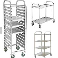 China RK Bakeware China Foodservice NSF Restaurant Gn1/1 Bakery Food Trolley/Mobile Stainless Steel Trolley on sale