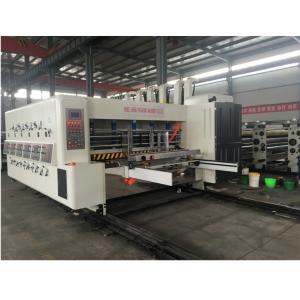 Corrugated Carton Printing Slotting Diecutting Flexo Machine 4 Color for Wrapping Paper