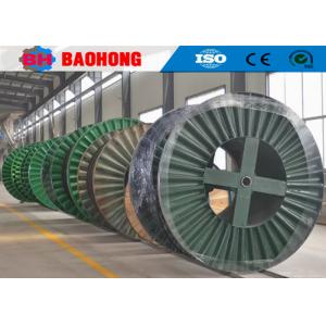 China Corrugated Flange Type Steel Cable Reeling Drum Stable Structure supplier