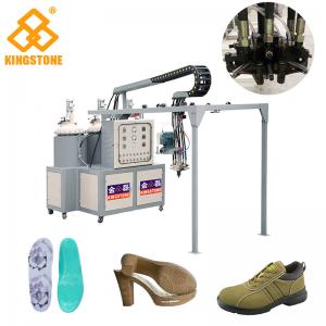 China PU Injection Moulding Machine , Polyurethane Foam Machine For High Heel Shoes supplier