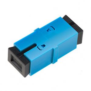 China SC PC SC APC Simplex Adapter Two End Face Precision Docking Blue Color supplier