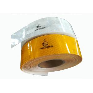 China Yellow Red And Yellow Trailer Reflective Tape Placement Strong Stickness Easy Operation supplier