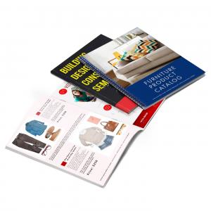 Saddle Stitched Catalog Magazine Printing Customized Booklet Catalog Printing