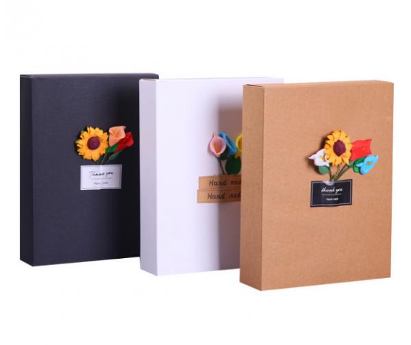 Folding Kraft Paper Gift Box Small Cardboard Boxes With Lids For Gifts