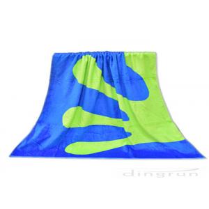 Double Sided Custom Woven Beach Towels , 100% Cotton Beach Towels