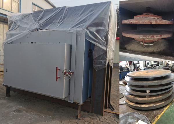 Auto temperature control circular saw blade leveling and tempering furnace