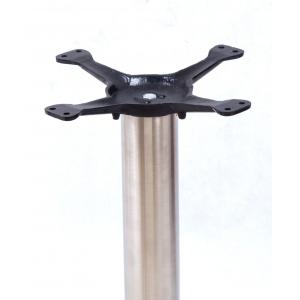 Commercial Stainless Steel Table Legs Chrome Dining Table Base Outdoor Bistro Table