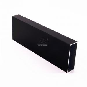 China Made In China High Quality  Hot Sale Customized Size Anodized Black Aluminum Pipe / Tube supplier