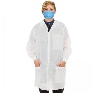 PP SMS Hospital Uniforms Doctor Nurse Surgical Medical White Lab Coat Scrub Suit Adult Kids Chemistry Lab Suit