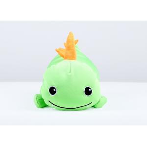 Green Color Soft Toy Pillow Plastic Bean Stuffed With No Sharp Edges