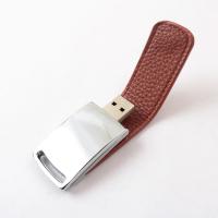 China Real Leather Usb Stick 2.0 3.0 portable usb flash drive 64GB 30MB/S on sale