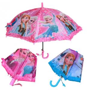 China Cute Princess Printing J Handle Disney Umbrella For Kids supplier