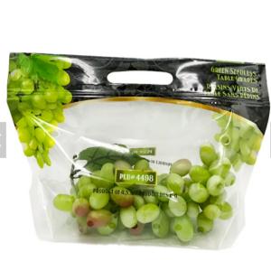 El soporte del plástico de la uva encima de la bolsa de la cremallera laminada modificó reutilizable para requisitos particulares