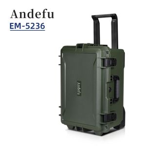 China Custom Foam Insert IP67 Waterproof Carrying case Pull Rod case Portable Hard Waterproof Safety protection Plastic Utility case wholesale