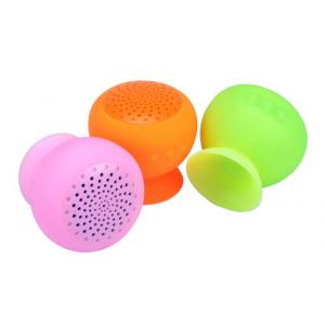 China Silicon Mushroom Portable Mini Speaker, Bathroom Portable Bluetooth Speaker supplier