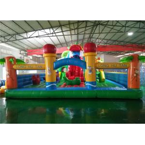 China Kids Outdoor Inflatable Playground Equipment Anti UV Funny For Splash Park supplier