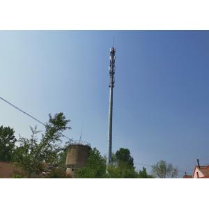 Galvanized Steel Monopole Tower, Telecommunication Mobile Cell Phone Tower