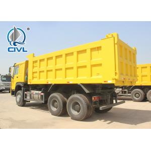 China New Yellow color 10 Tires 336 Hp Tipper Truck Engine EuroII 40T Diesel Fuel Type Dump Truck 6x4 With Steel Heavy Tipper supplier