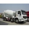 8x4 Sinotruk Concrete Mixer Trucks, EURO II, 299hp- 380hp concrete mixing