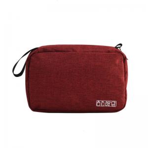 Red Hanging Travel Makeup Bag Toiletry Hanging Cosmetic Organizer Portable